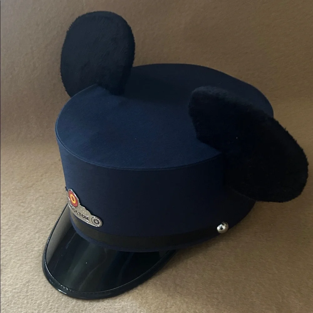 Disney California Adventure Navy Blue Conductor Hat with Ears - Picture 3 of 6